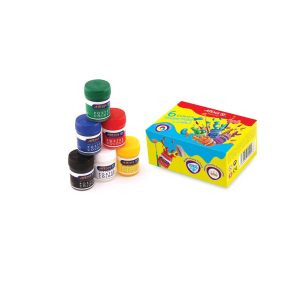 گواش 6 رنگ آریا مدل جعبه مقوائی