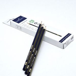 مداد طراحی B2 فابرکاستل ( 12 عددی )