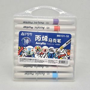 ماژیک 18 رنگ Acrylic کد M6131-18