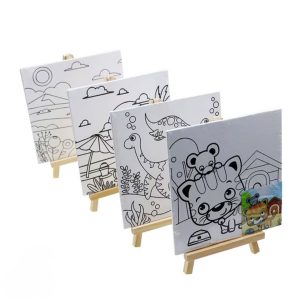 بوم نقاشی همراه با گواش کد 2355