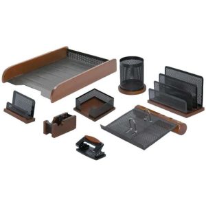 ست مدیریتی چوب و فلز 8تكه باكازيه