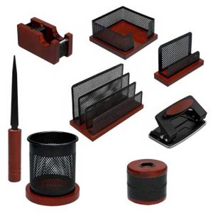 ست مدیریتی 8 تکه چوب و فلز