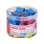 گیره دوبل 51mm رنگی DL (12 عدد)