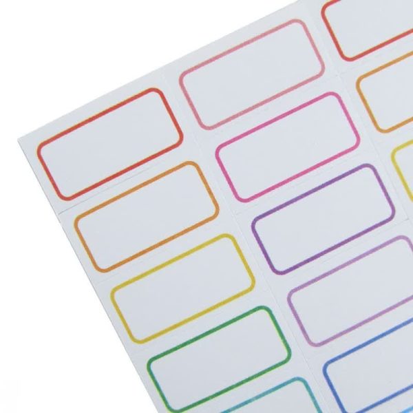 برچسب دور رنگی جعبه دار اسپادانا(50 عددی) - تصویر 2