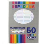 برچسب دور رنگی جعبه دار اسپادانا(50 عددی)