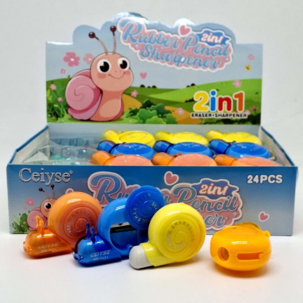 تراش پاکن طرح حلزون کد 2451 - تصویر 2