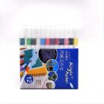 ماژیک 12 رنگ اکرولیک کد 881212