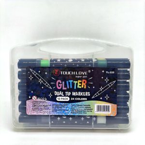 ماژیک  دوسر 12 رنگ اكليلی کد 225