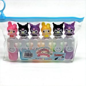 ماژیک فسفری(هایلایتر) 6 رنگ طرح کرومی