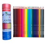 مداد رنگی 24 رنگ جعبه استوانه ACMELIAE - تصویر 2