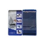 ست مداد طراحی جعبه فلزی DOLPHIN - تصویر 3