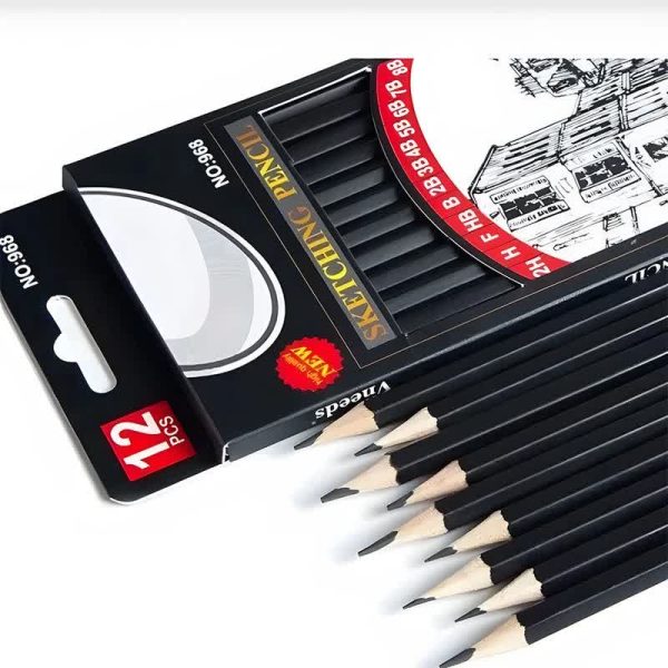 ست مداد طراحی جعبه مقوایی Veends - تصویر 2