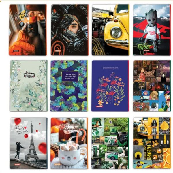 کلاسور 160 برگ جلد سخت 26 حلقه سایه روشن - تصویر 2