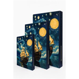 کلاسور جلد سخت طلاکوب 26 حلقه سایه روشن کد 404501