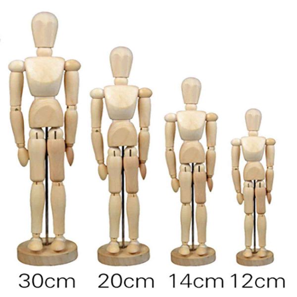 آدمک چوبی 20Cm - Image 2