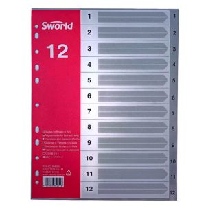دیوایدر طلقی 12 برگی خارجی (12 عددی)