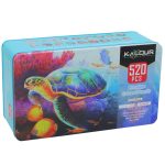 مداد رنگی 520 رنگ جعبه فلزی KALOUR