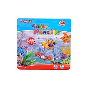 مداد رنگی 24 رنگ فلزی TipTop