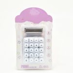 ماشین حساب شفاف روکارتی کد ZL-005