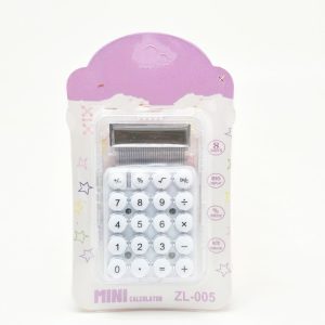 ماشین حساب شفاف روکارتی کد ZL-005