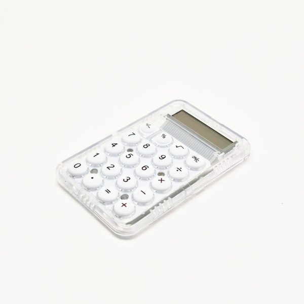 ماشین حساب شفاف روکارتی کد ZL-005 - تصویر 2