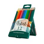 مداد رنگی 12 رنگ جعبه مقوایی آرتیست آریا (12 بسته) - تصویر 3