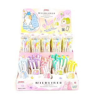 استند ماژیک فسفری فانتزی (هایلایتر) MILDLINER برند ZEBRA (135 عددی)