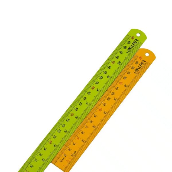 خط کش 20Cm فلزی رنگی آلپر - تصویر 2