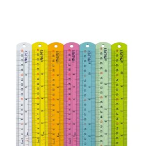 خط کش 20Cm فلزی رنگی آلپر